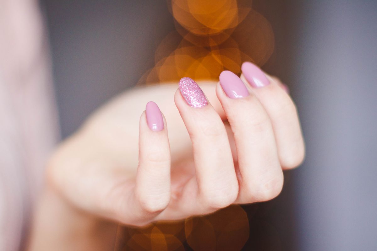 Soft pink nail set from Ana & Liu Nails Studio